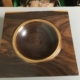 Square bowl in Texas Ebony